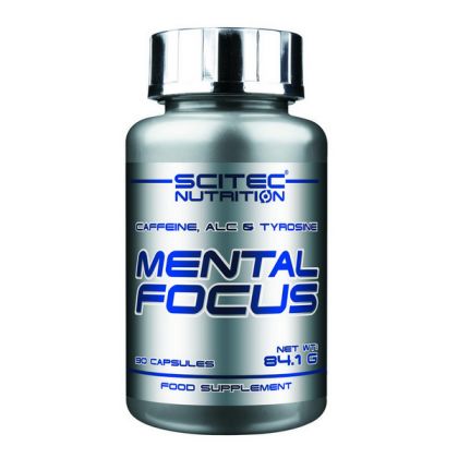 SCITEC Mental Focus 90 capsule Caffeina, ALC, Tirosina