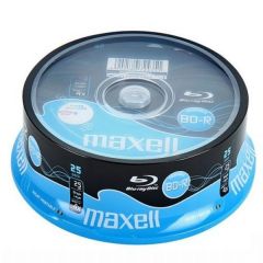 Maxell 25 BD-R Blu Ray 4x 25GB Printable - Spindle box - 276071.00.TW