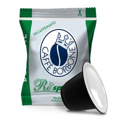 Caffè Borbone capsule Respresso compatibili Nespresso DEK VERDE conf. 50 pz
