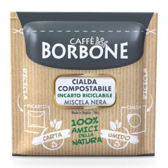 Caffè Borbone cialde filtro carta 44mm ESE miscela NERA - conf. 50 pz.