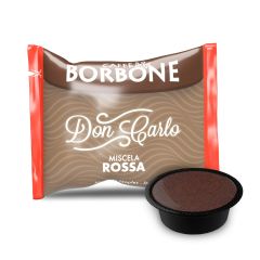 Caffè Borbone capsule Don Carlo compatibili Lavazza "A modo mio" ROSSA - 50 pz