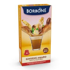 Caffè Borbone capsule compatibili Nespresso GINSENG AMARO - conf. 10 pz.