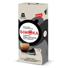 Caffè Gimoka capsule compatibili Nespresso gusto VELLUTATO - Conf. 10 capsule