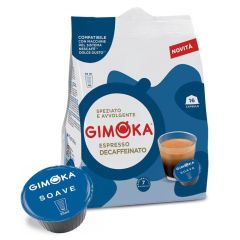 Caffè Gimoka capsule Puro Aroma, comp. Dolce Gusto, SOAVE decaffeinato conf. 16