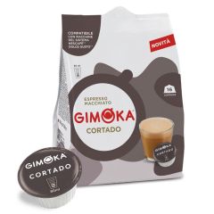 Caffè Gimoka capsule Puro Aroma, compatibili Dolce Gusto, CORTADO - conf. da 16