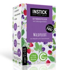 INSTICK bevanda senza zucchero - FRUTTI DI BOSCO - 12 bustine da 2,5g