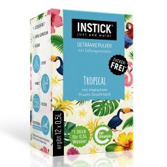 INSTICK bevanda senza zucchero - TROPICALE - 12 bustine da 2,5g