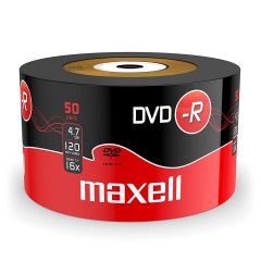 Maxell 50 DVD-R 4,7GB 16X 120 Min. Shrink - 275732.40.IN