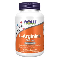 NOW FOODS L-Arginine 500 mg 100 Capsule - Amminoacido