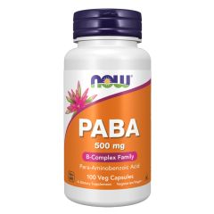 NOW FOODS Paba 500mg 100 Capsules