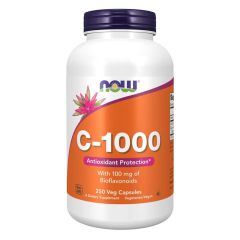 NOW FOODS Vitamin C-1000, con 100mg Bioflavonoidi - 250 caps