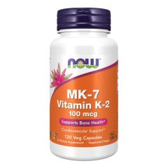 NOW FOODS Vitamin K-2 (MK7), 100mcg  - 120 capsule 