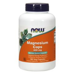 NOW FOODS Magnesium 400mg 180 caps - VITAMINE
