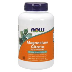 NOW FOODS Magnesium Citrate Powder 227g - magnesio citrato