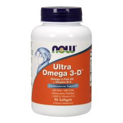 NOW FOODS Ultra Omega 3-D - 90 perle - supporto cardiovascolare