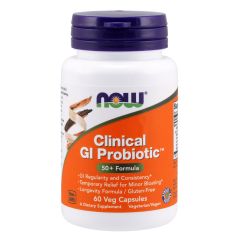 NOW FOODS Clinical GI Probiotic™ - 60 Veg Capsules - probiotico
