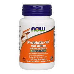NOW FOODS Probiotic-10, 100 billion - 30 vcaps - probiotico