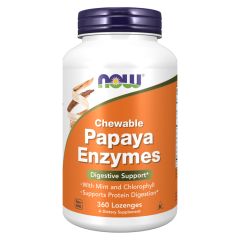 NOW FOODS Papaya Enzyme, chewable - 360 compresse