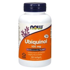 NOW FOODS Ubiquinol 100 mg - 120 Softgels - ubiquinolo