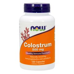 NOW FOODS Colostrum 500 mg  120 Veg Capsules - supporto immunitario