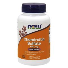 NOW FOODS Chondroitin Sulfate, 600mg - 120 caps - condroitina solfato