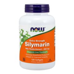 NOW Foods - Silymarin Milk Thistle Extract, Extra strength - 120 sgels - cardo