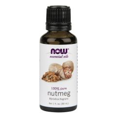 NOW FOODS Essential Oil Nutmeg 30ml - Olio di Noce moscata puro al 100%