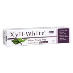 NOW FOODS XyliWhite Olio di Neem & Tea Tree Dentifricio allo xylitolo - 181g