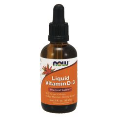 NOW FOODS Liquid Vitamin D3  60 ml - Vitamina D3