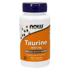 NOW FOODS Taurine 500mg Free From 100 compresse -  Taurina