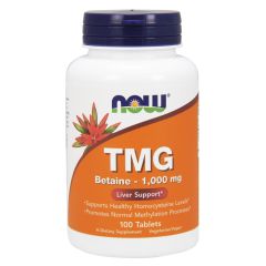 NOW FOODS TMG 1000mg (Trimetilglicina) 100 compresse
