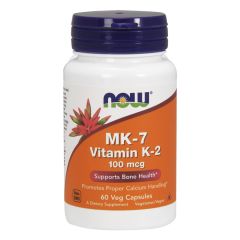 NOW FOODS Vitamin K-2 (MK7) 100mcg 60 capsule - VITAMINE