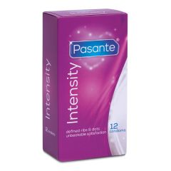 PASANTE INTENSITY - Preservativi stimolanti con nervature - 12 profilattici