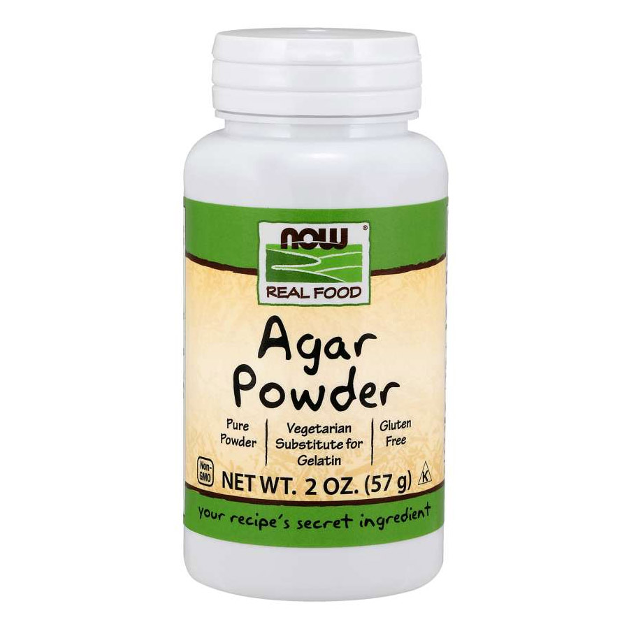 KGC Shop NOW FOODS Agar Powder - 57g - polvere di Agar Agar (gelatina  vegetale)