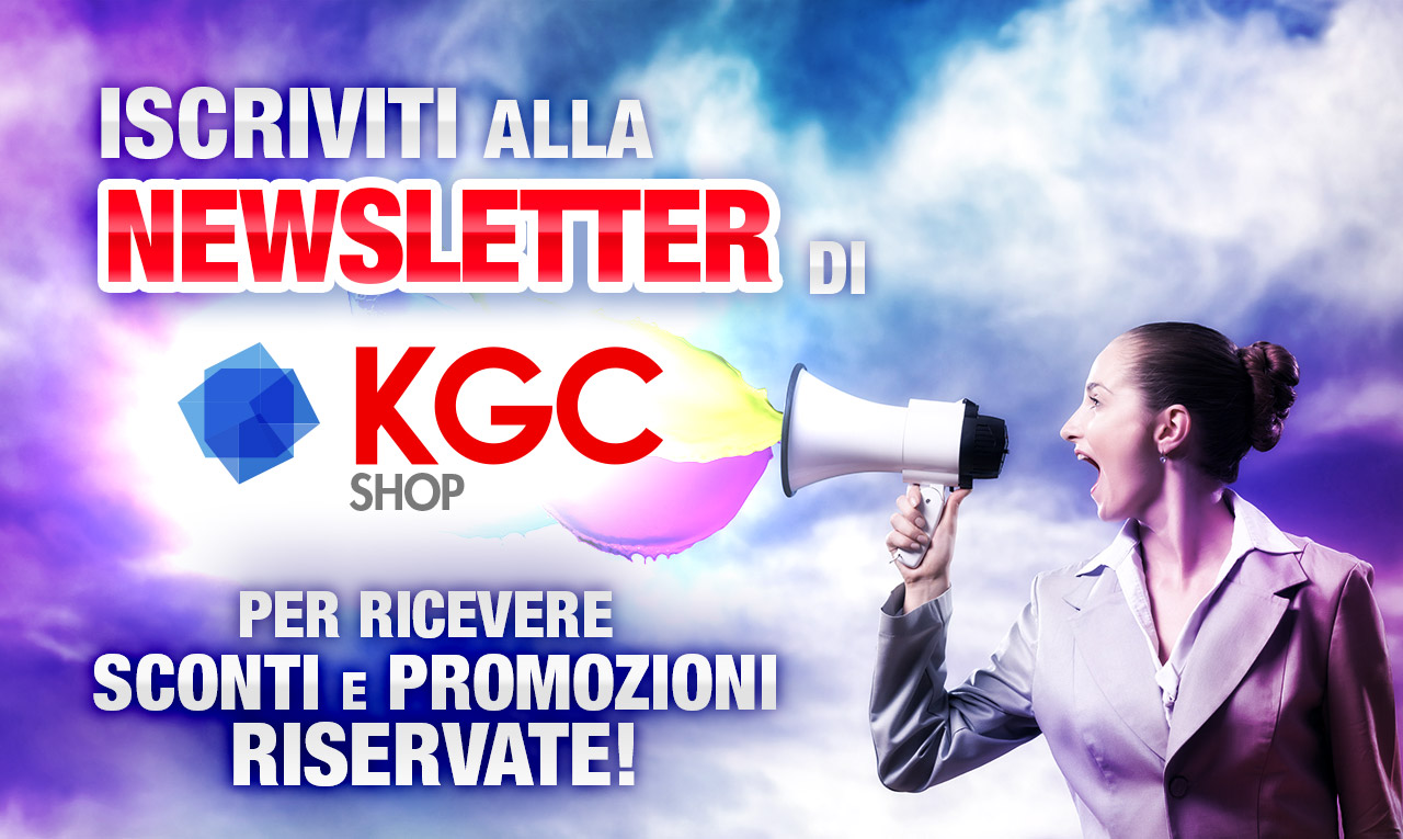 kgc shop iscrizione newsletter
